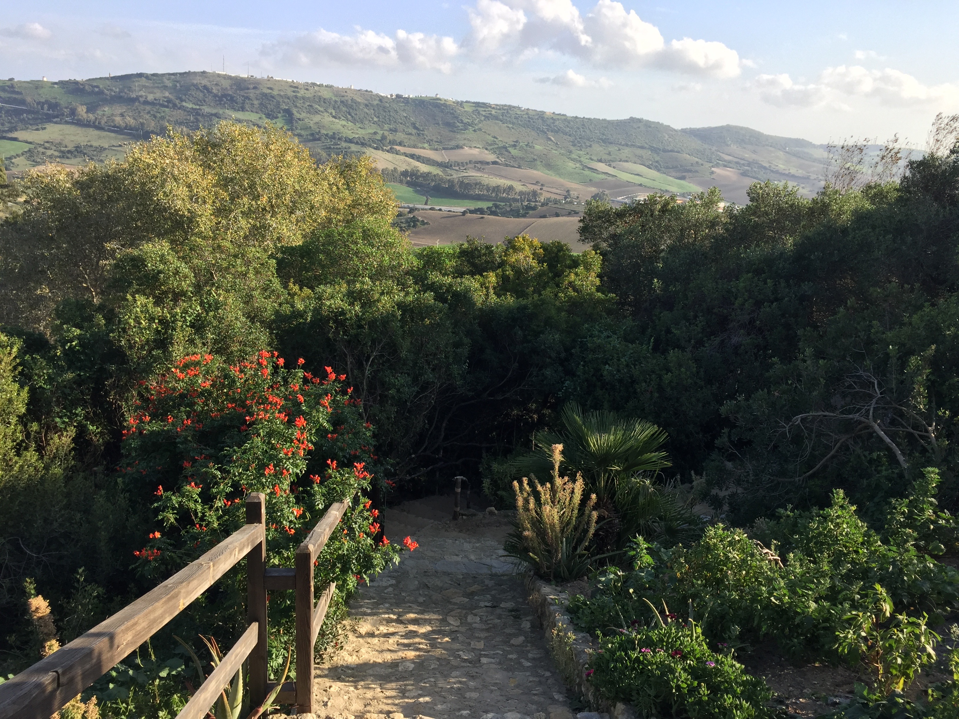 Der Blick Richtung Vejer de la Frontara