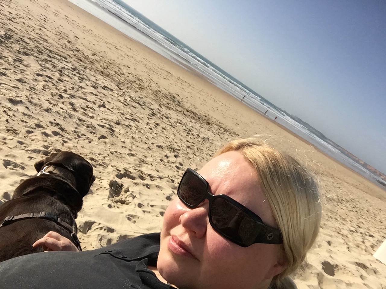 Wenn schon krank, dann dabei braun werden, oder? ;-)